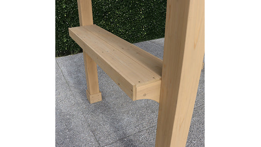 Yardistry Meridian Grilling Pavilion 100% Cedar with Aluminum Roof Gazebo Yardistry 
