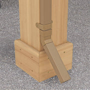 Image of Yardistry Rain Gutter Kit For The Meridian Gazebo Canopy & Gazebo Accessories Yardistry 